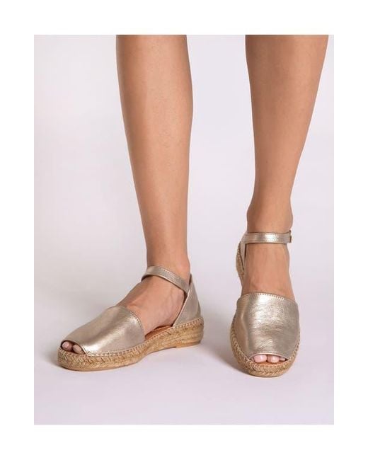 Penelope Chilvers Natural Montserrat Ankle Strap Espadrille