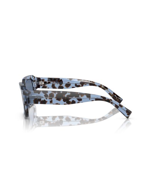 Dolce & Gabbana Blue 56mm Square Sunglasses for men