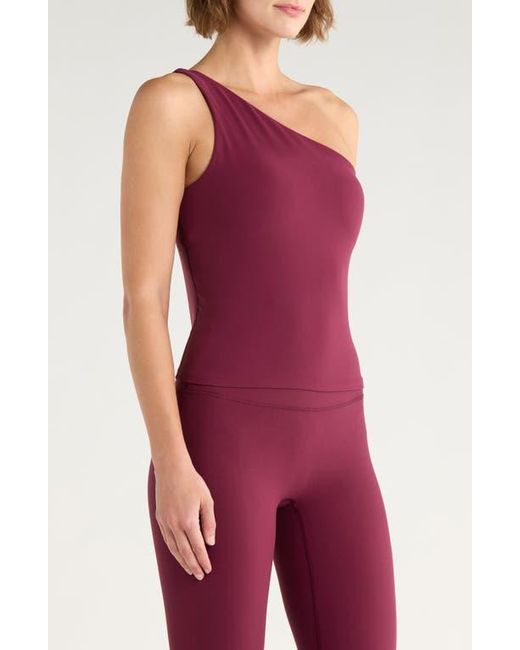 Spanx Purple Bare Essentials One Shoulder Tank