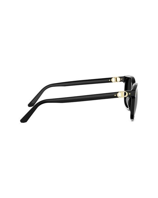 Dior Black Petit Cd S2I 54Mm Rectangular Sunglasses