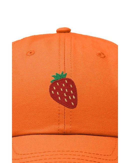 Alix Orange Strawberry Hat