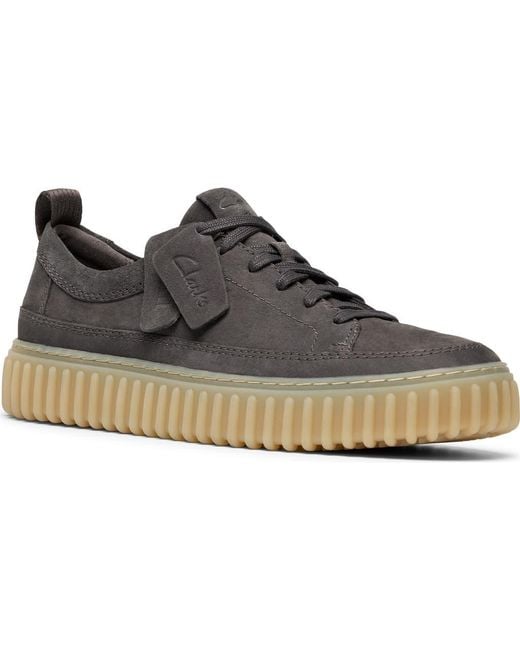 Clarks Gray Torhill Sneaker for men