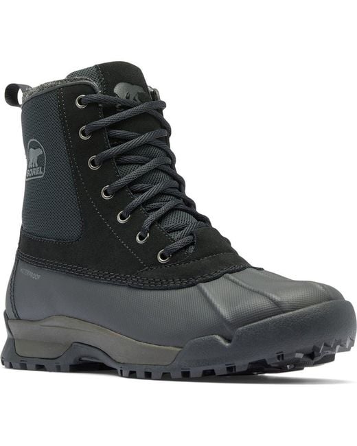 Sorel Black Buxton Lite Waterproof Boot for men