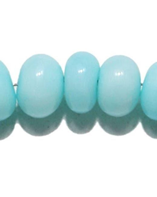 Sequin Blue Opal Candy Beaded Choker Necklace
