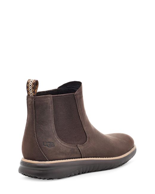 UGG Leather UGG Union Waterproof Chelsea Boot in Brown for Men - Lyst