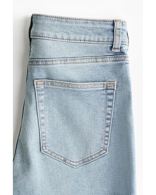H&M Blue Flared High Jeans