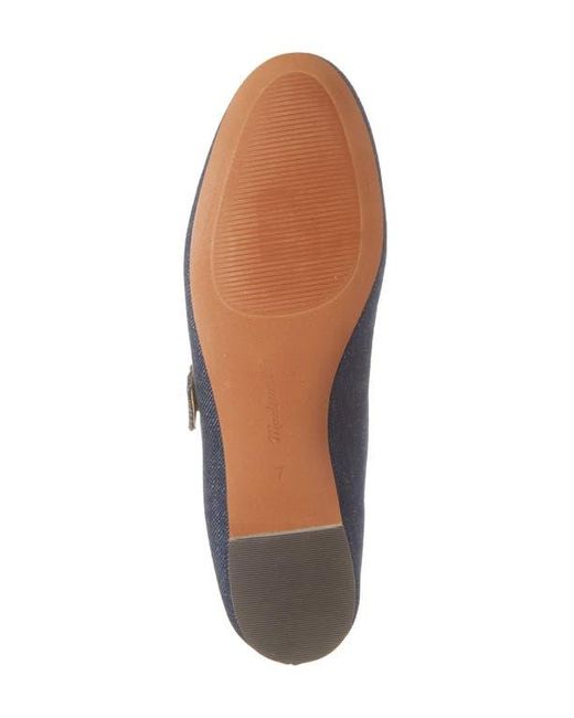 Madewell Blue The Remy Denim Mary Jane Flat