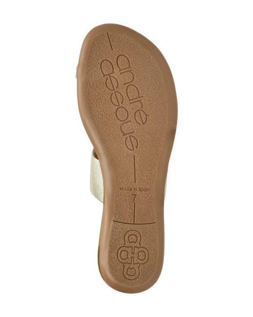 Andre Assous Multicolor Neo Toe Loop Sandal