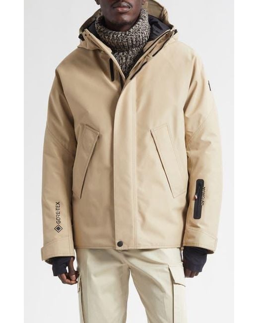 Moncler Natural Lambir Hooded Jacket for men