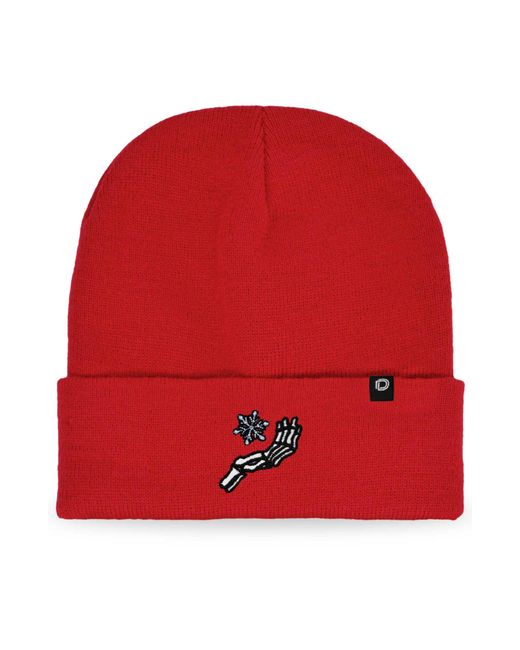 Alix Red Chill Touch Beanie for men