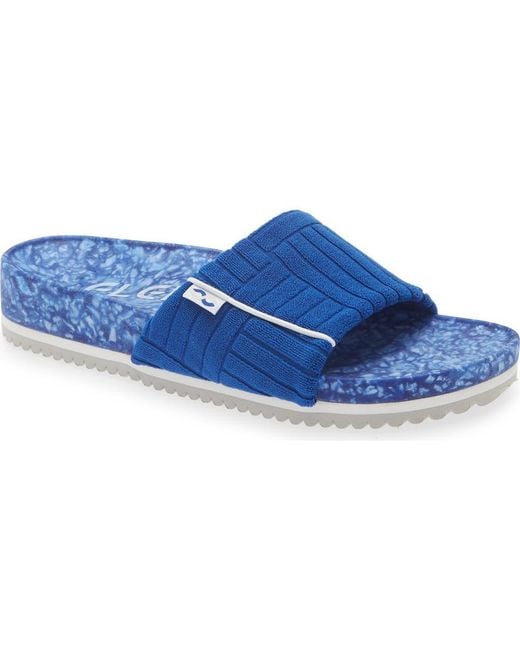 Fleks Women's Blue La Cumbre Slide Sandal