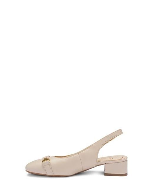Ara Natural Gliselle Slingback Pump