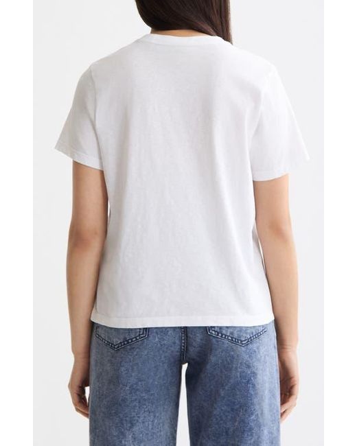 Scotch & Soda Blue Earth Washed Graphic T-Shirt