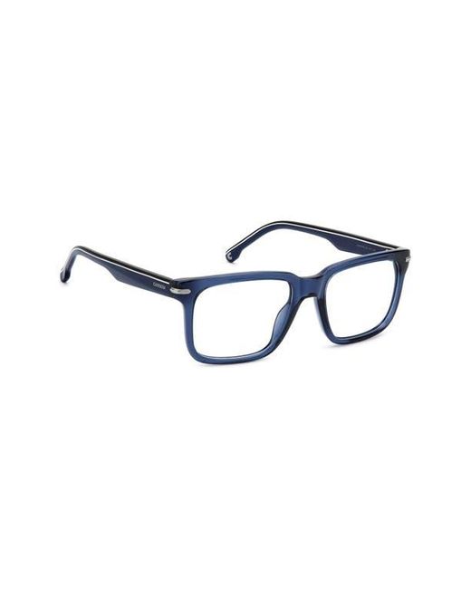 Carrera Blue 54Mm Rectangular Optical Glasses for men