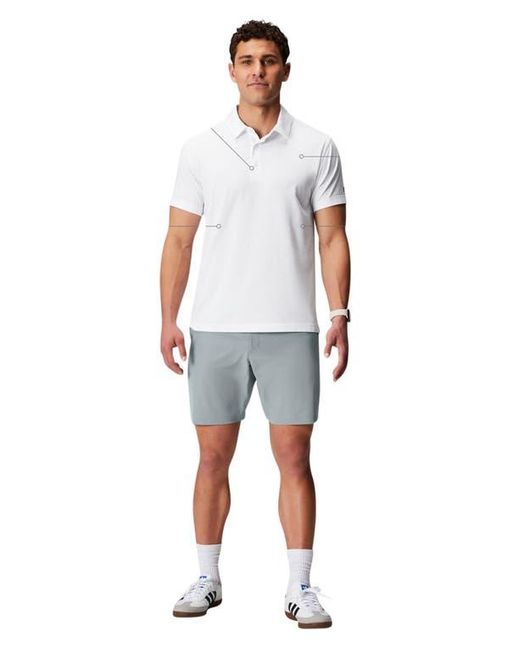Fabletics White The 24-7 Polo for men