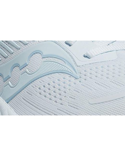 Saucony White Hurricane 24 Running Shoe