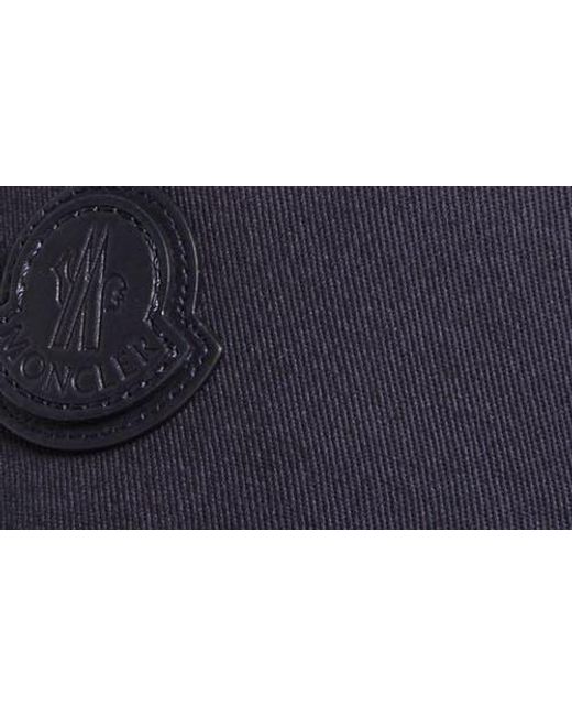 Moncler Blue Logo Patch Baseball Cap for men