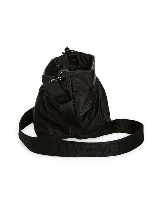 VEE COLLECTIVE Black Medium Caba Recycled Polyester Clutch