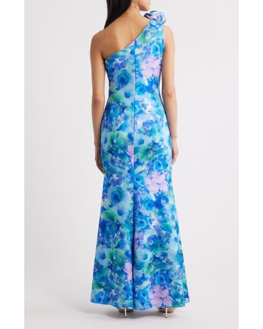 amsale bridesmaid dresses Dress Caprice GB247S & Bella Bridesmaids Yellow and blue flower bottomless brunch outfit Size:36 S