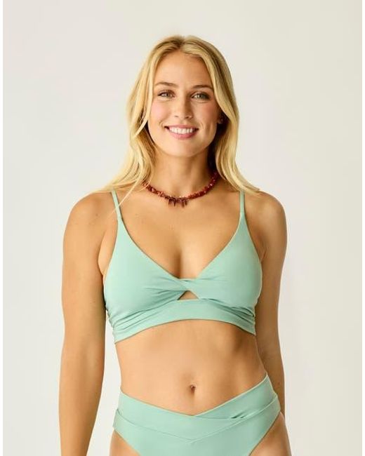 Carve Designs Blue Elba Top D-Dd Cup