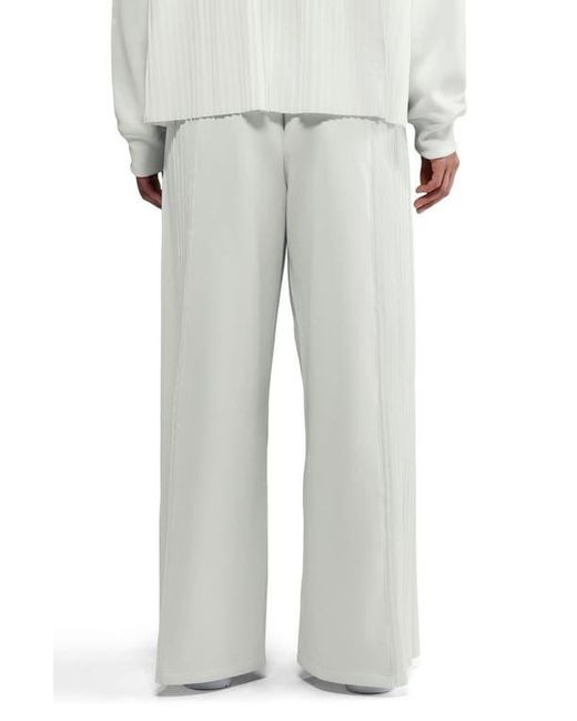 Nike White Pleated Wide Leg Pants