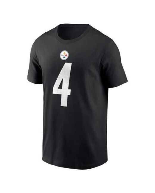 Nike Black Dk Metcalf Pittsburgh Steelers Name & Number T-Shirt for men