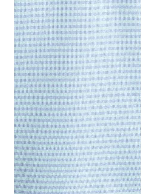 Johnnie-o Blue Stetsons Stripe Performance Polo for men