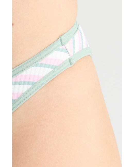 PacSun Blue Skyrocket High Leg Bikini Bottoms