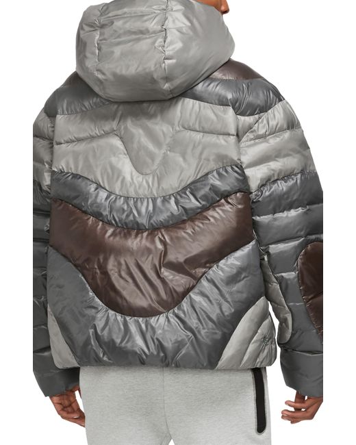 Nike Gray Sportswear Tech Pack Therma-fit Adv Water Repellent Insulated Puffer Jacket for men