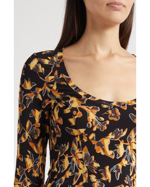 Ulla Johnson Black Aris Long Sleeve Knit Top