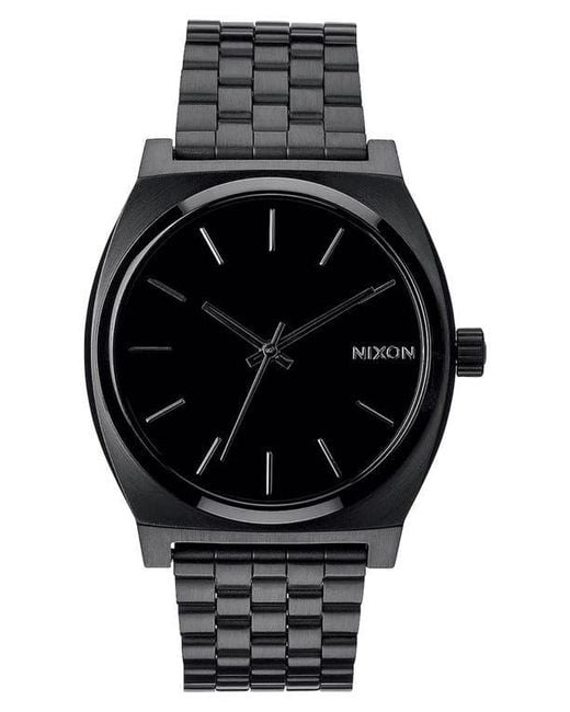 Nixon Black The Time Teller Bracelet Watch