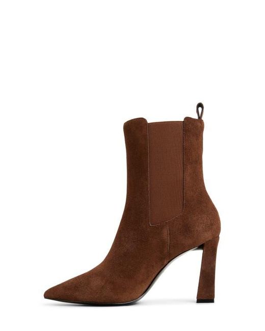 ALDO Brown Liora Pointed Toe Chelsea Boot