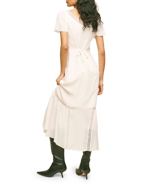 Reformation Natural Domini Empire Waist Dress