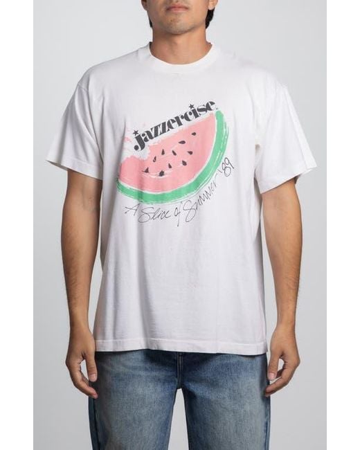 Elwood White Vintage Jazzercise Tee for men