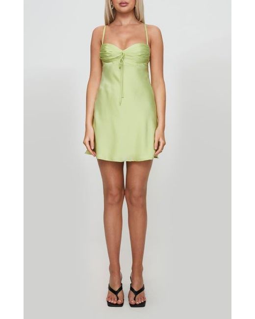 Princess Polly Glendon Minidress in Yellow | Lyst