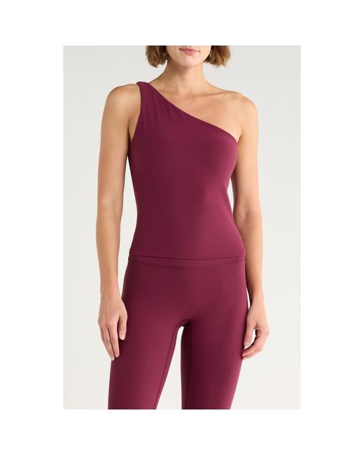 Spanx Purple Bare Essentials One Shoulder Tank
