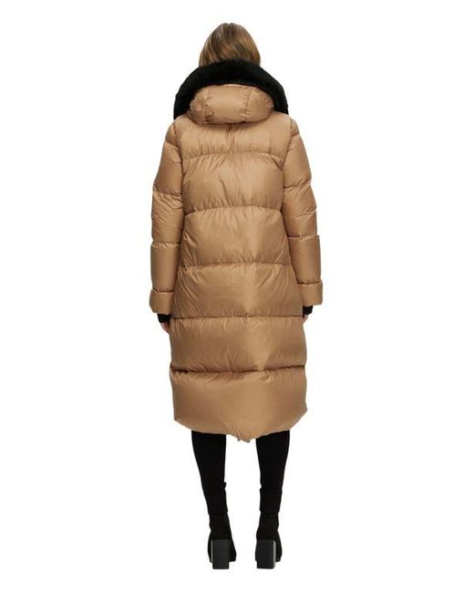 Gorski Natural Apres-Ski Long Jacket With Detachable Toscana Trim