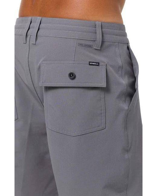 O'neill Sportswear Blue Recon Water Repellent Hybrid Shorts for men