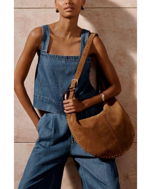 Madewell Brown The Essential Curve Shoulder Bag