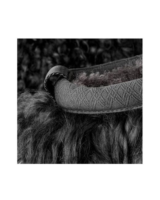 Ugg Black Tazz Fluff Momma Genuine Shearling Slipper