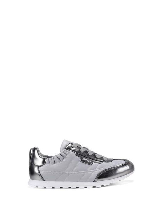 DKNY White Fahn Sneaker