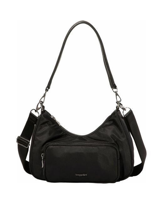 Baggallini Black Savannah Crossbody Bag
