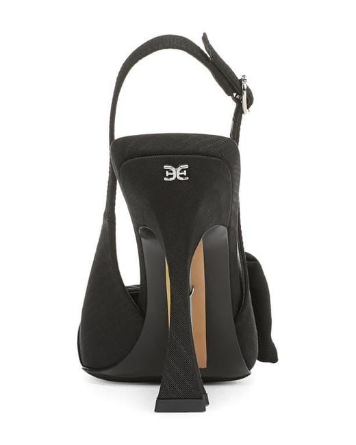 Sam Edelman Black Onia Pointed Toe Slingback Pump