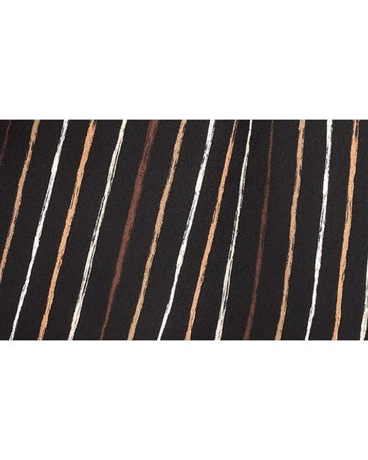 NIC+ZOE Black Painted Stripe Button-Up Shirt