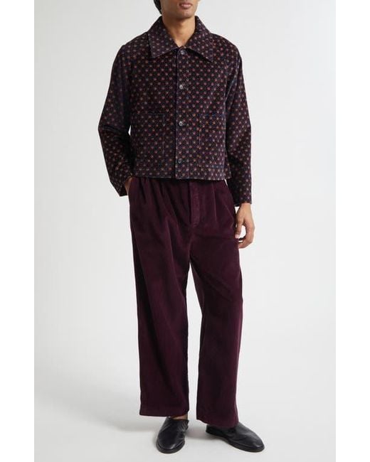 Bode Red Mcallister Corduroy Jacket for men