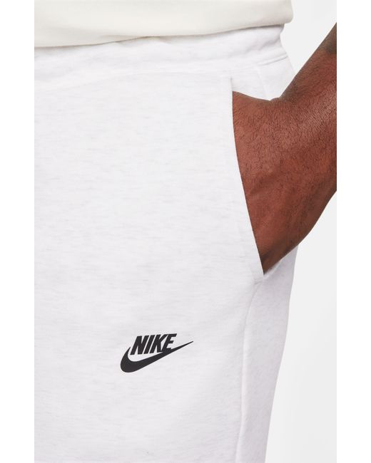 Nike White Tech Fleece Sweat Shorts for men
