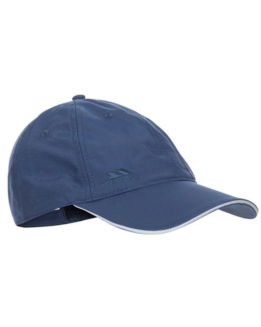 Trespass Blue Cosgrove Quick Dry Baseball Cap for men