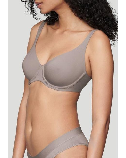 CUUP Gray The Scoop Bra