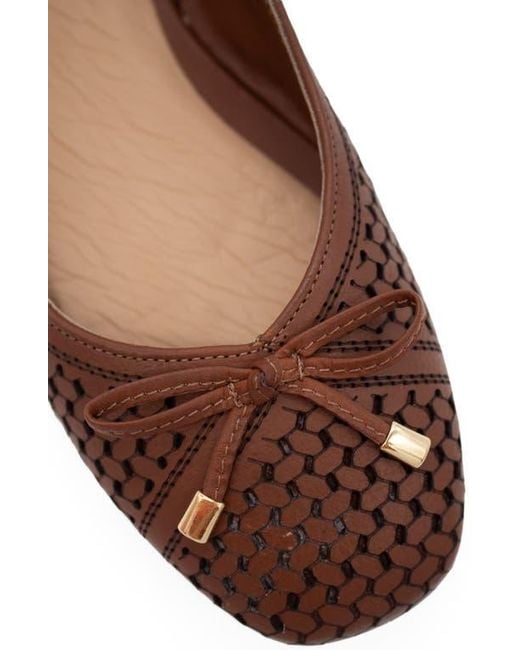 BOTTER Brown Botsamya Ballet Flat