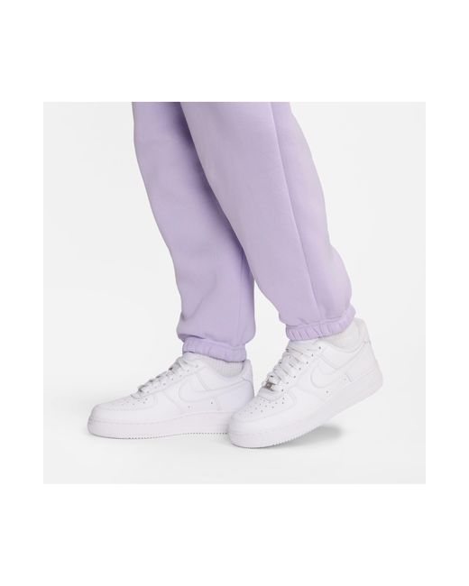 Nike Purple Phoenix Oversize Fleece Sweatpants